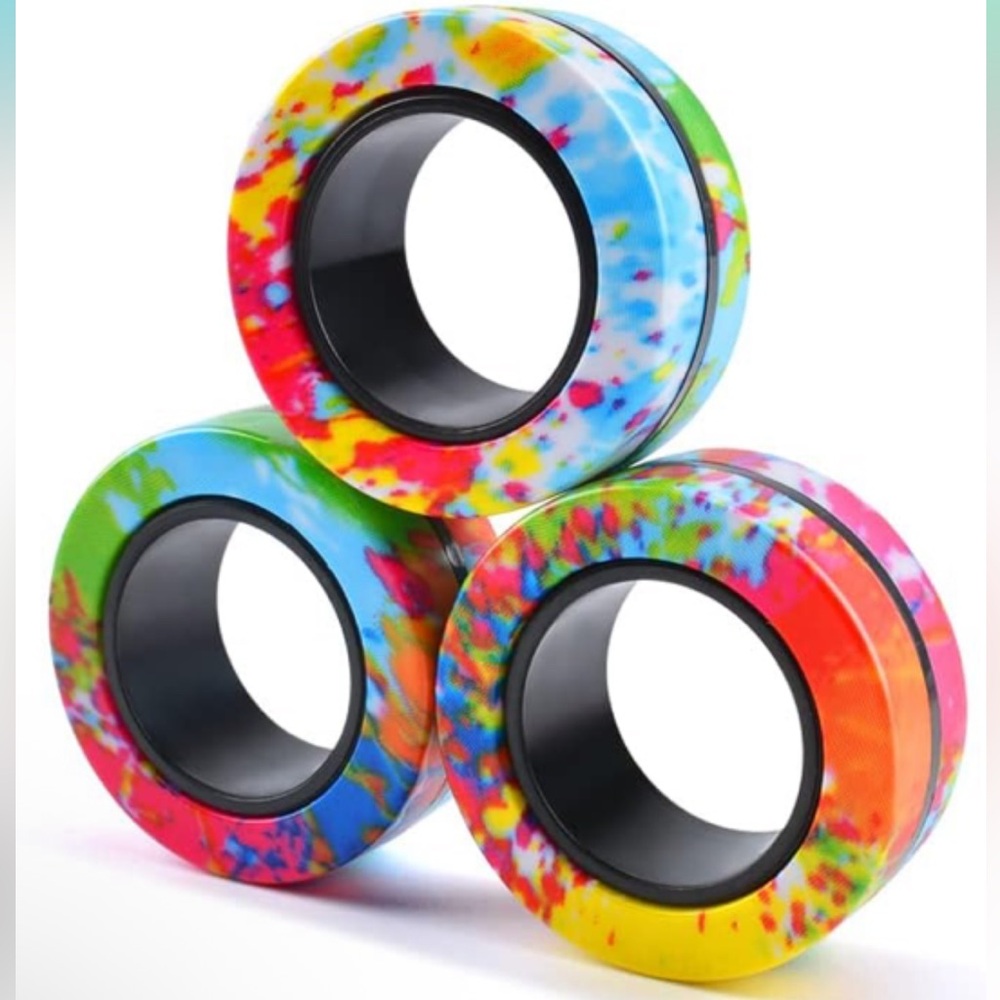 Magnetic Ring Spinning Stress Relief Fidget Sensory Tool